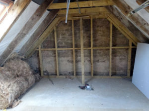 Indoor roof inspection 
