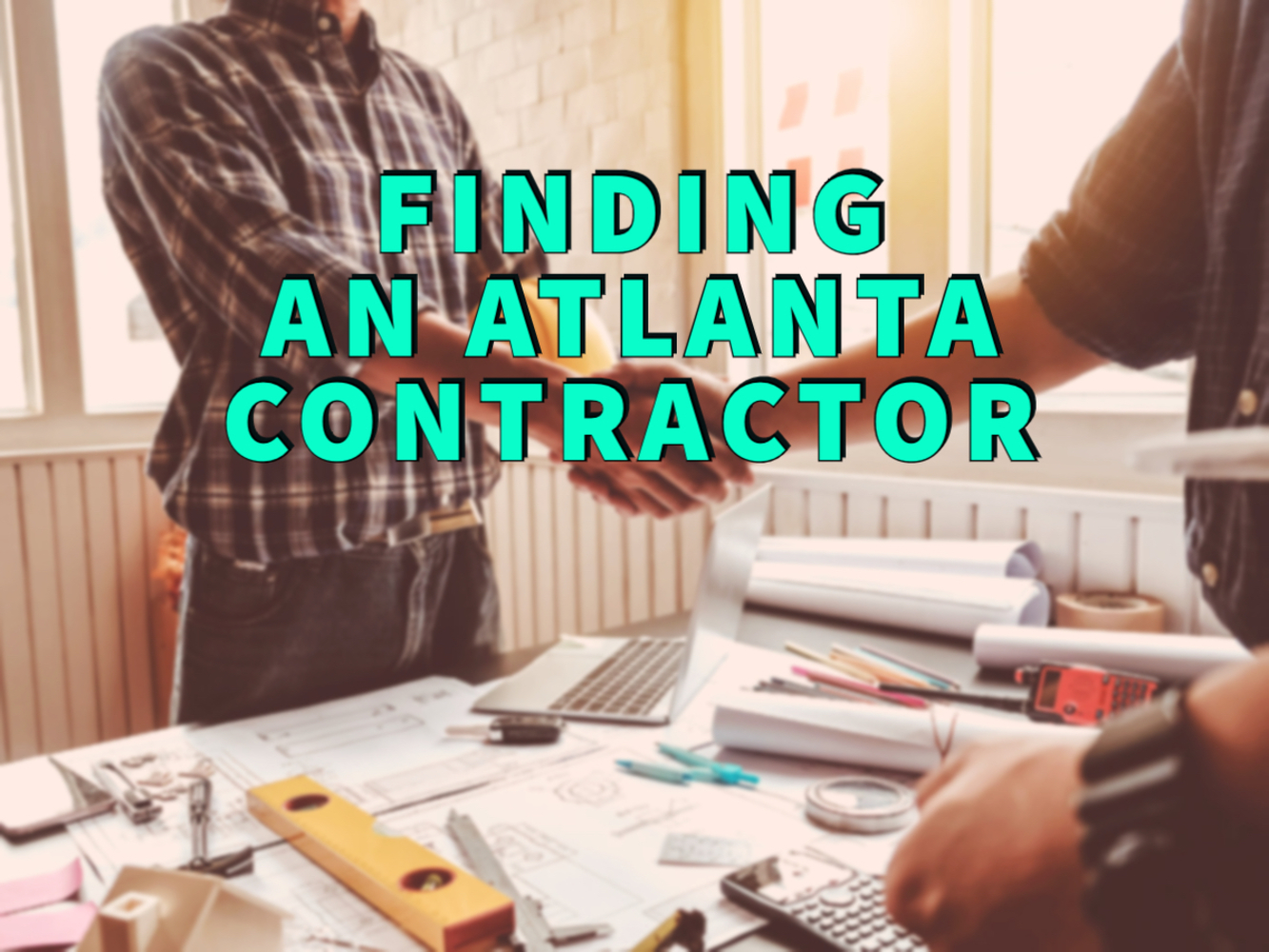 Finding an atlanta contractor written over professional handshake